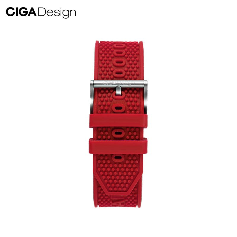 CIGA design Skeleton Cask Mechanical Strap Quick Release Silicone Strap