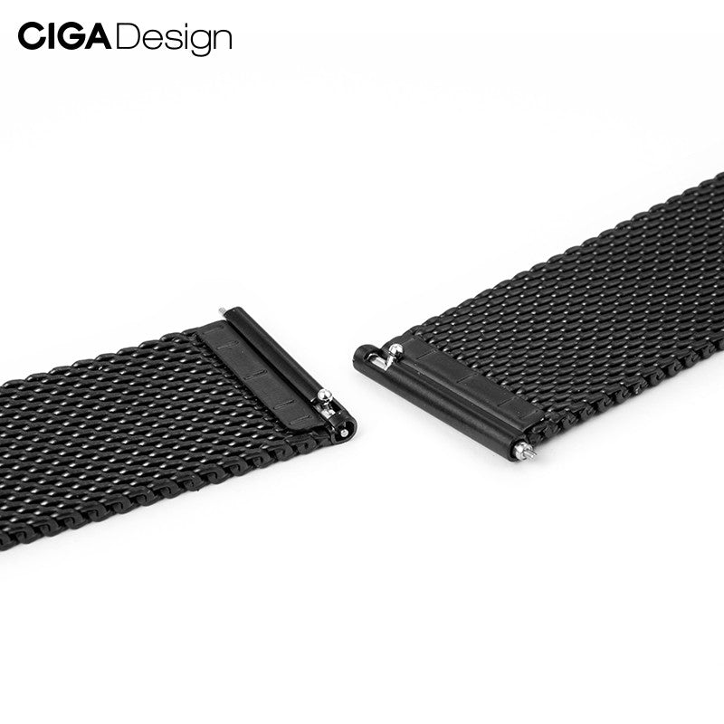 CIGA design Milanese stainless steel quick-release strap