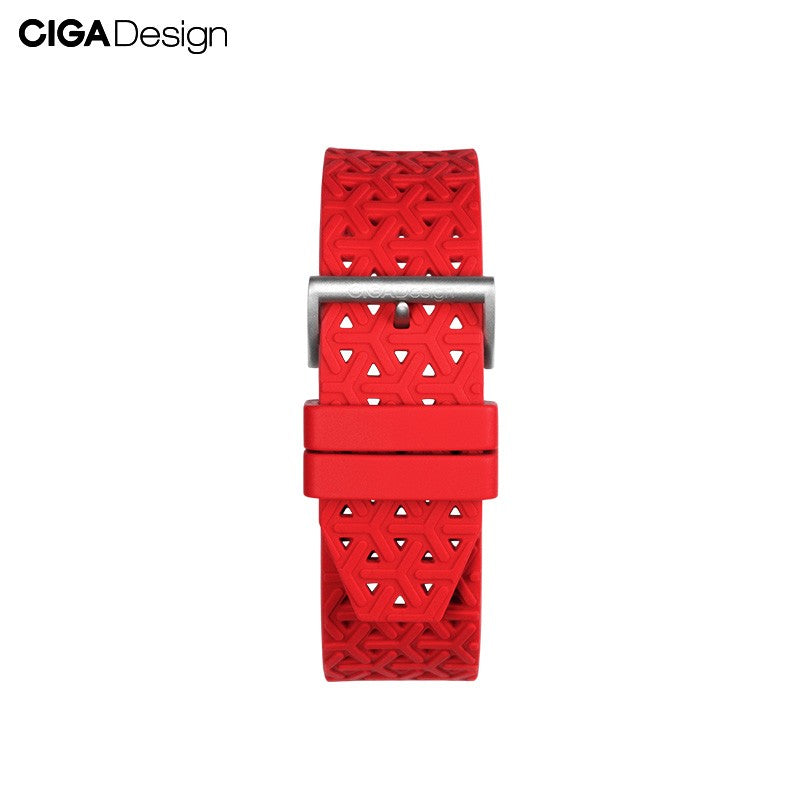 CIGA design Skeleton Cask Mechanical Strap Quick Release Silicone Strap